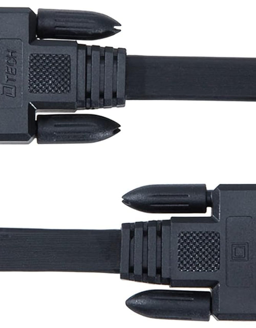 Load image into Gallery viewer, Thin Computer Monitor VGA Cable 6Ft Standard 15 Pin Connector Male to Male VGA Cord Flat Wire for Desktop (6 Feet, Black)
