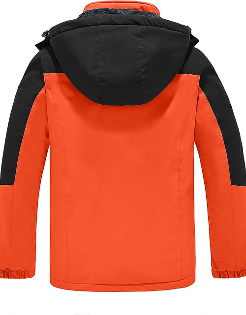 Load image into Gallery viewer, Men'S Mountain Waterproof Ski Jacket Windproof Rain Jacket Winter Warm Hooded Coat
