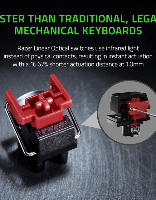 Load image into Gallery viewer, Huntsman Mini 60% Gaming Keyboard: Fast Keyboard Switches - Linear Optical Switches - Chroma RGB Lighting - PBT Keycaps - Onboard Memory - Classic Black
